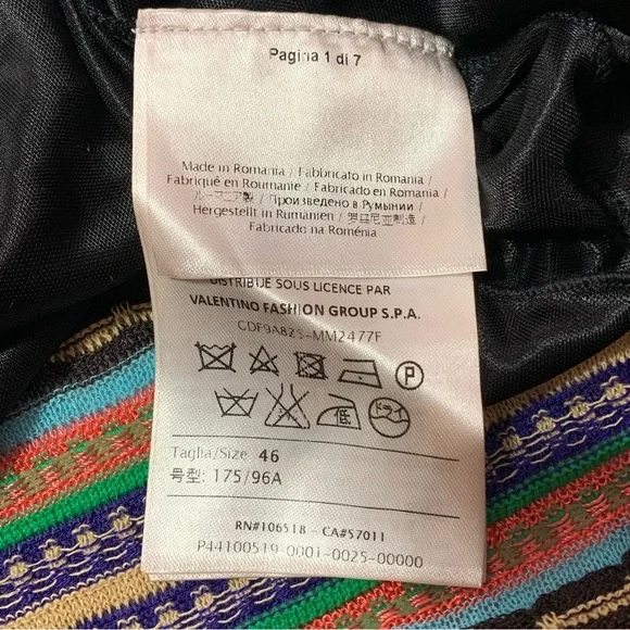 Vintage Missoni NWT Multicolored Striped Knit Halter Maxi Dress - Picture 6 of 12